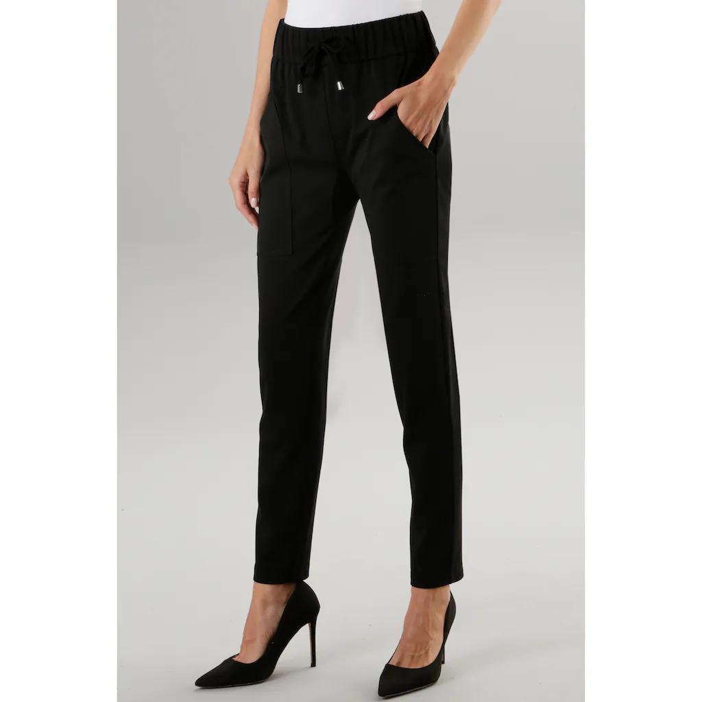 Aniston SELECTED Schlupfhose mit großen aufgesetzten Taschen online kaufen