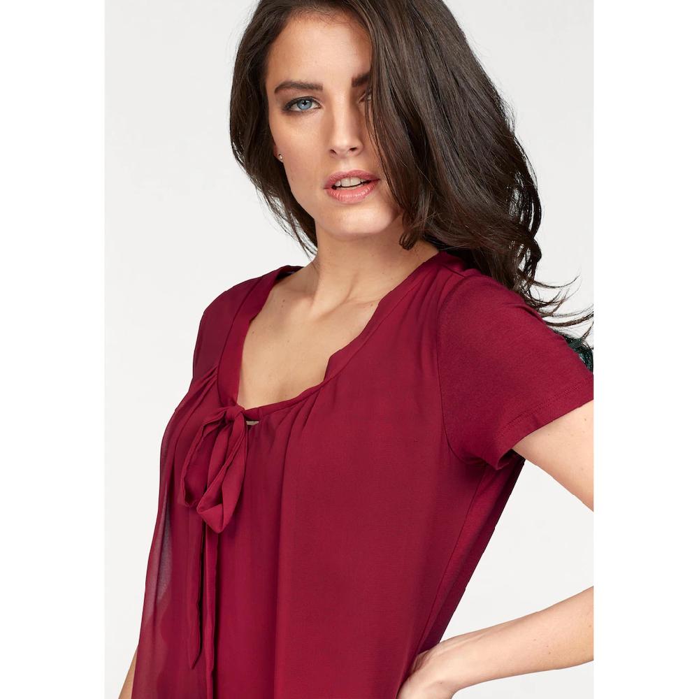 Aniston SELECTED Shirtbluse Mit Gedoppeltem Vorderteil