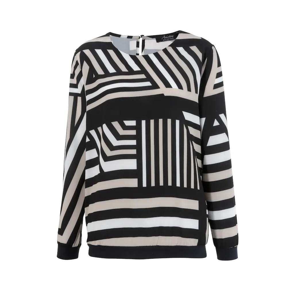 Aniston SELECTED Shirtbluse Mit Grafischem Muster