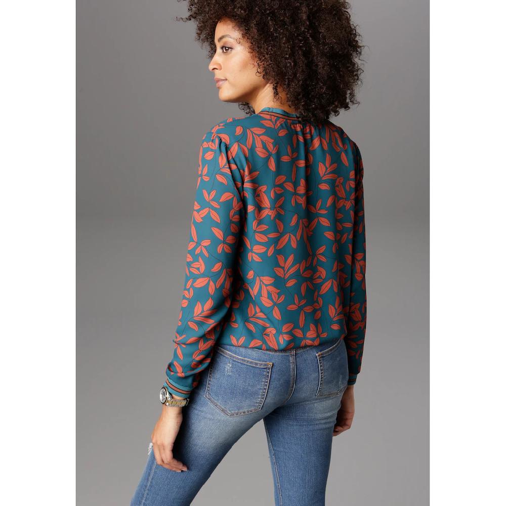 Aniston SELECTED Shirtbluse Mit Sportiven Bündchen