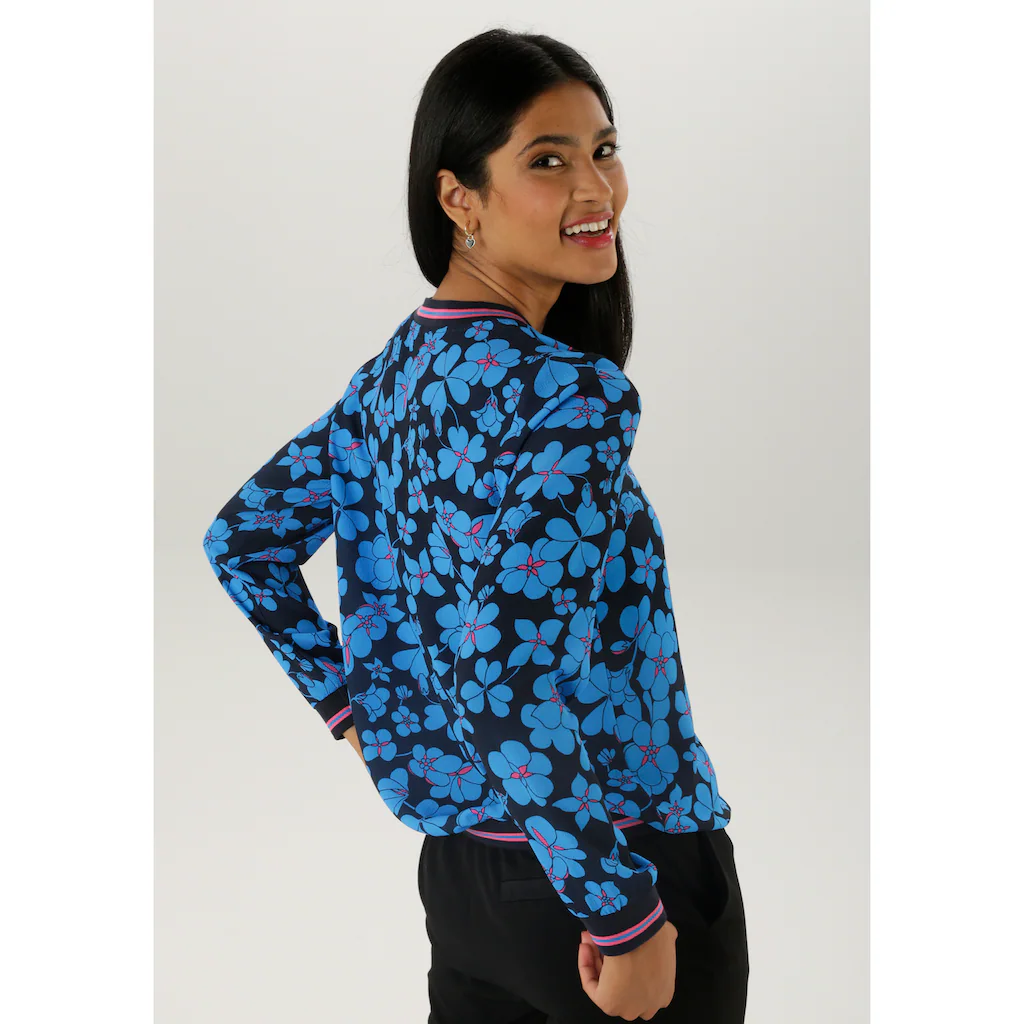 Aniston SELECTED Shirtbluse Mit Sportiven Bündchen - NEUE KOLLEKTION