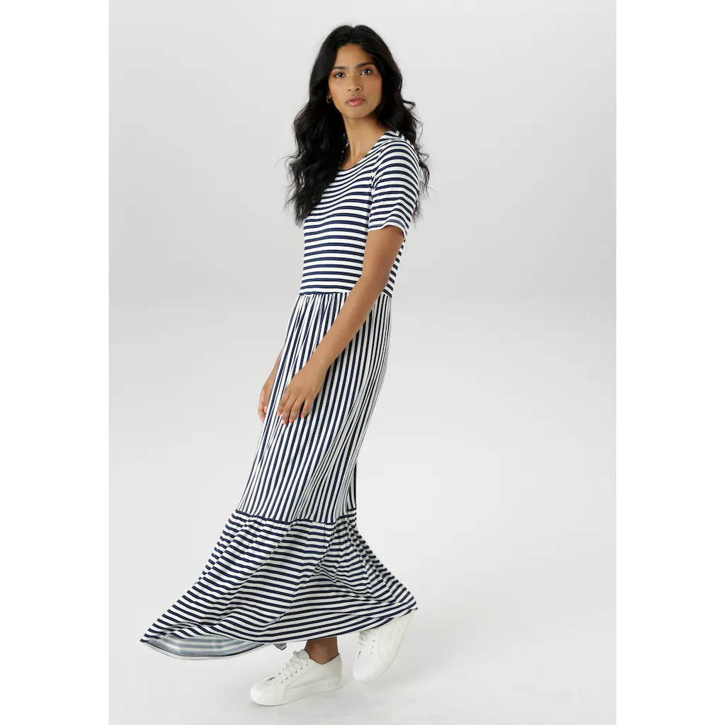Aniston SELECTED Sommerkleid im gestreiften Design für einen zeitlos schönen Look - NEUE KOLLEKTION