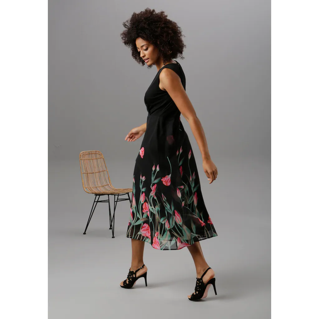 Aniston SELECTED Sommerkleid Mit Floralem Druck