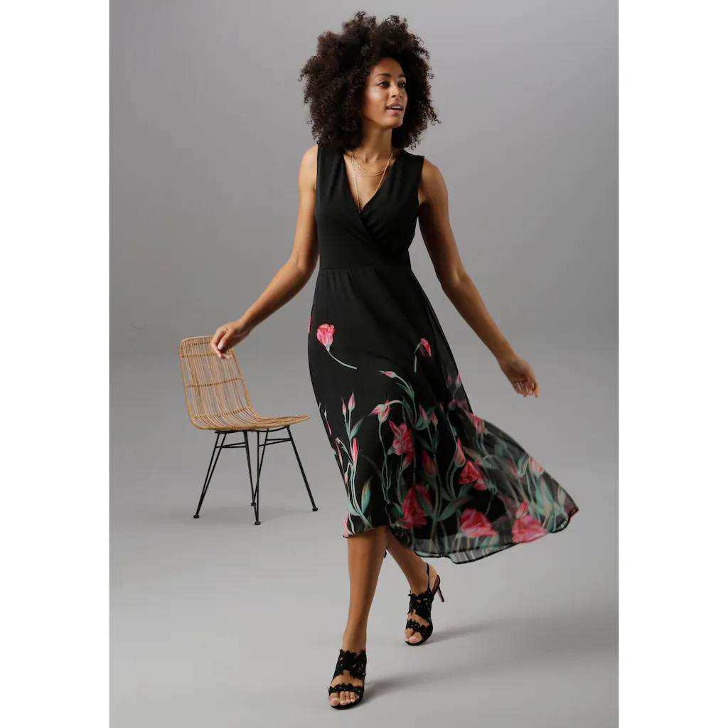 Aniston SELECTED Sommerkleid mit floralem Druck Aniston SELECTED Sommerkleid mit floralem Druck