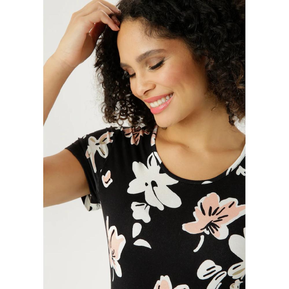 Aniston SELECTED Sommerkleid Mit Gerafftem Taillenbund