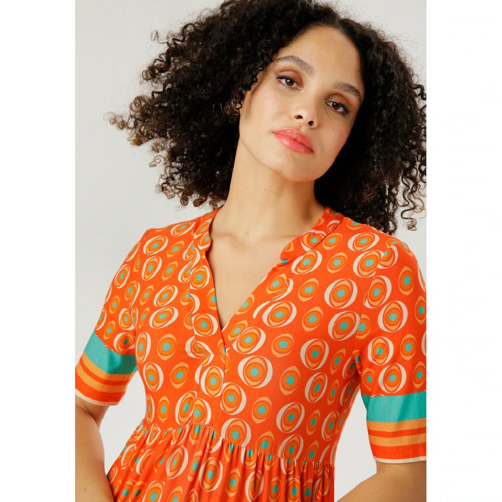 Aniston SELECTED Sommerkleid Mit Verlängertem Halbarm