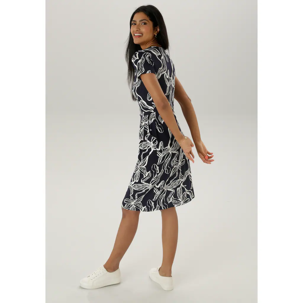 Aniston SELECTED Sommerkleid Mit Zwei Eingriffstaschen - NEUE KOLLEKTION