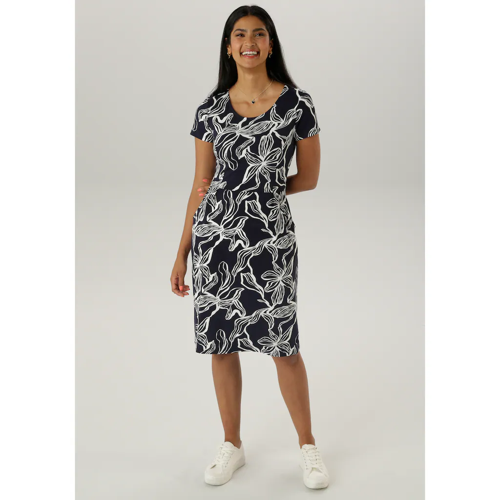 Aniston SELECTED Sommerkleid mit zwei Eingriffstaschen - NEUE KOLLEKTION