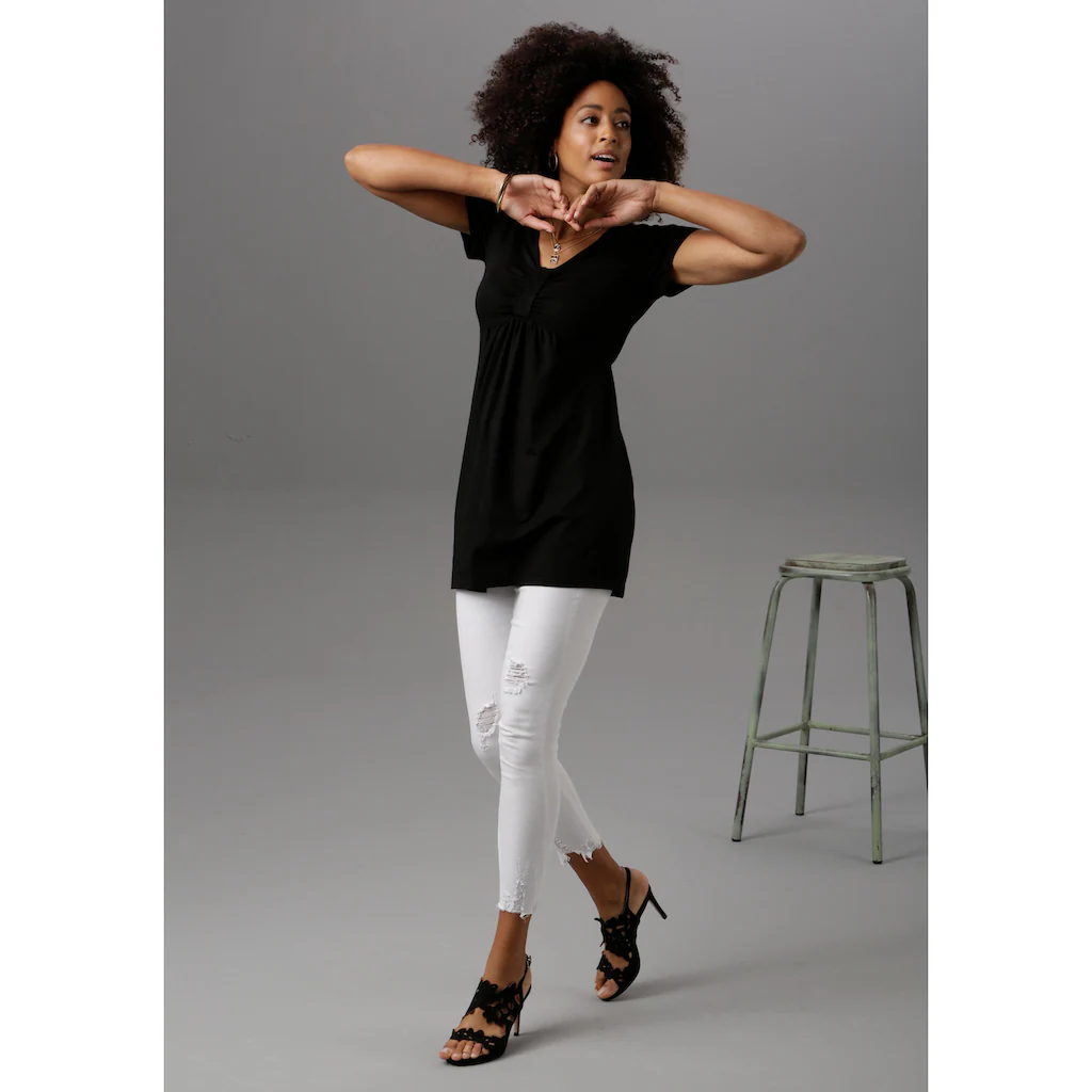 Aniston SELECTED Tunika Mit Raffung Im Brustbereich