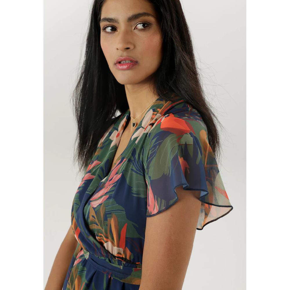 Aniston SELECTED Wickelkleid Mit Blickdichtem Jerseyfutter - NEUE KOLLEKTION