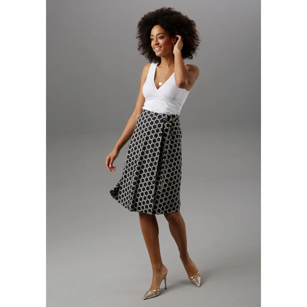 Aniston SELECTED Wickelrock Mit Modischer Schnalle