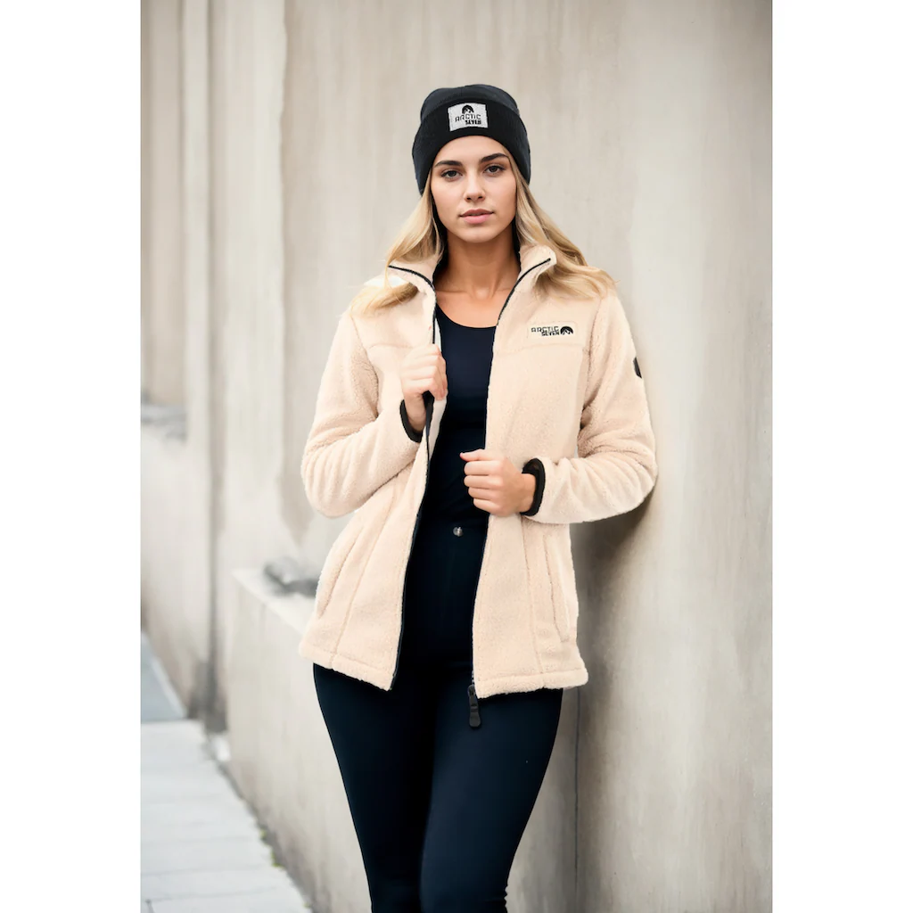 Arctic Seven Fleecejacke »ASDiania« Sherpa Übergangsjacke