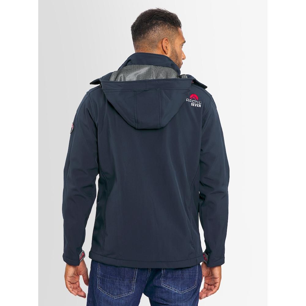 Arctic Seven Softshelljacke »ASAdventuraa« Sportliche Outdoorjacke Mit Abnehmbarer Kapuze ▷ Für