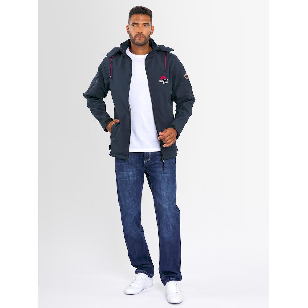Arctic Seven Softshelljacke »ASAdventuraa« sportliche Outdoorjacke mit abnehmbarer Kapuze ▷ für