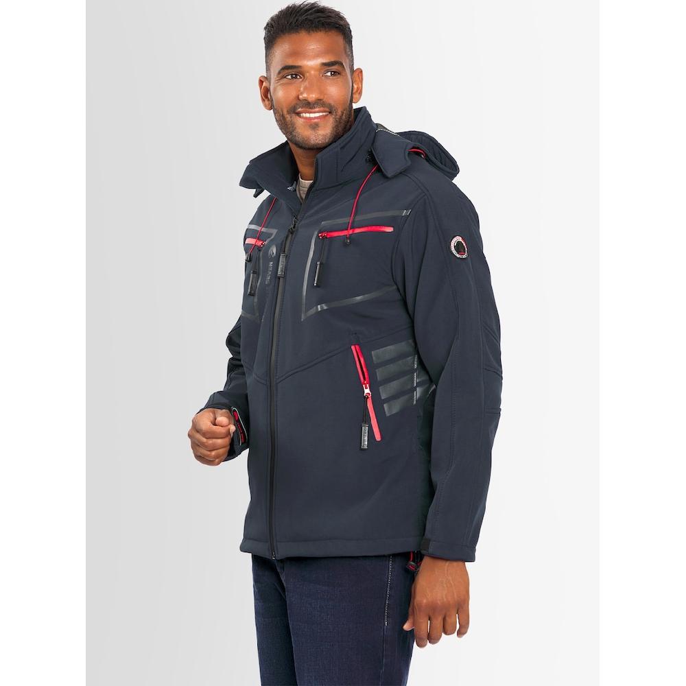 Arctic Seven Softshelljacke »ASPierr« Sportliche Outdoor Funktionsjacke Mit Abnehmbarer Kapuze ▷ Bestellen