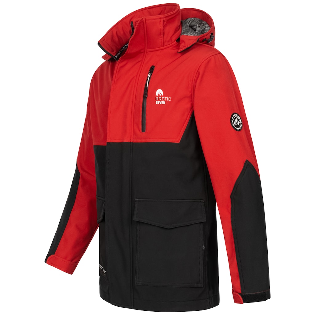 Arctic Seven Softshelljacke »ASRenaldoo« Sportliche Funktionsjacke ▷ Für