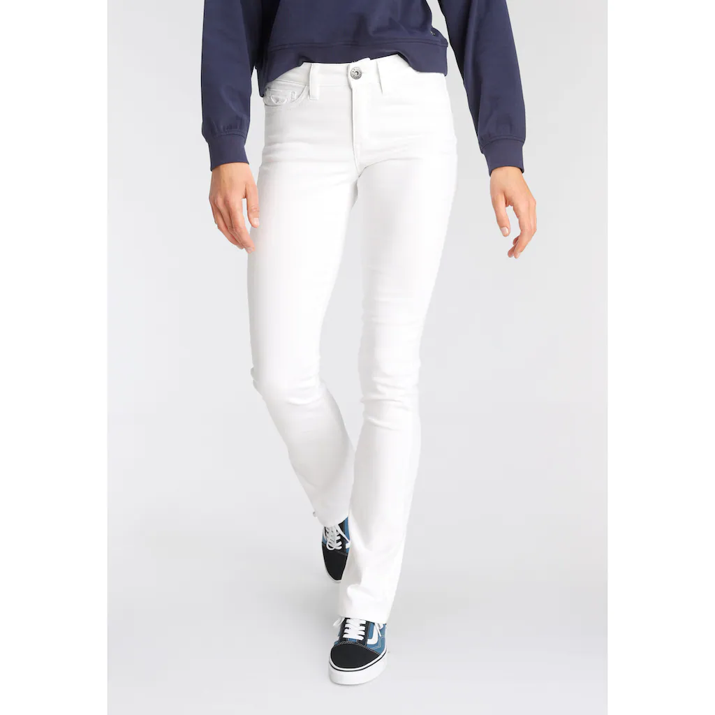 Arizona Bootcut-Jeans »Baby-Boot« normale Leibhöhe Bootcut mit Coinpocket mit Eingrifftaschen