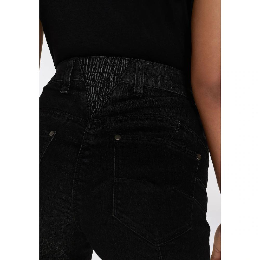 Arizona Jeansbermudas Weite Passform Kurze Beinform Hohe Leibhöhe