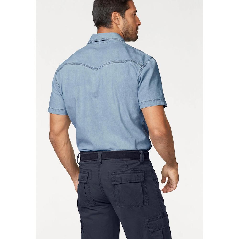 Arizona Jeanshemd Kurzarm Im Western Stil ▷ Kaufen