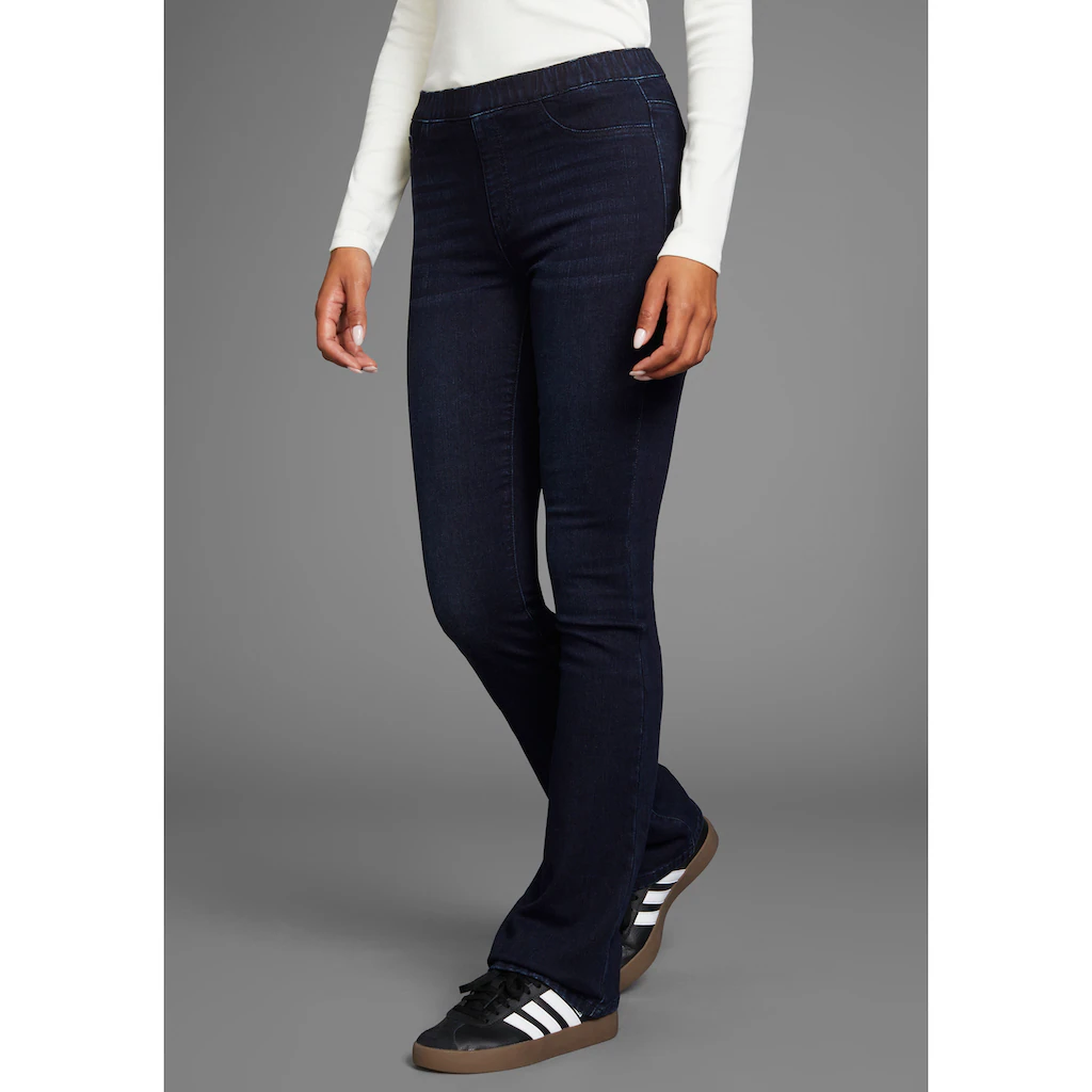 Arizona Jeansjeggings »Bootcut mit leichtem Thermo Effekt« High Waist