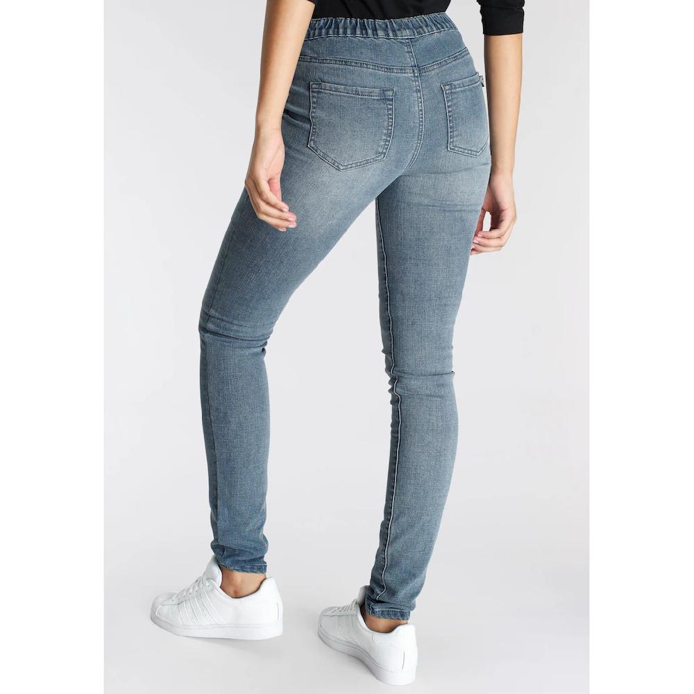 Arizona Jeansjeggings »mit Leichtem Thermo Effekt« Extra-eng Geschnitten Hohe Leibhöhe Mit Coinpocket