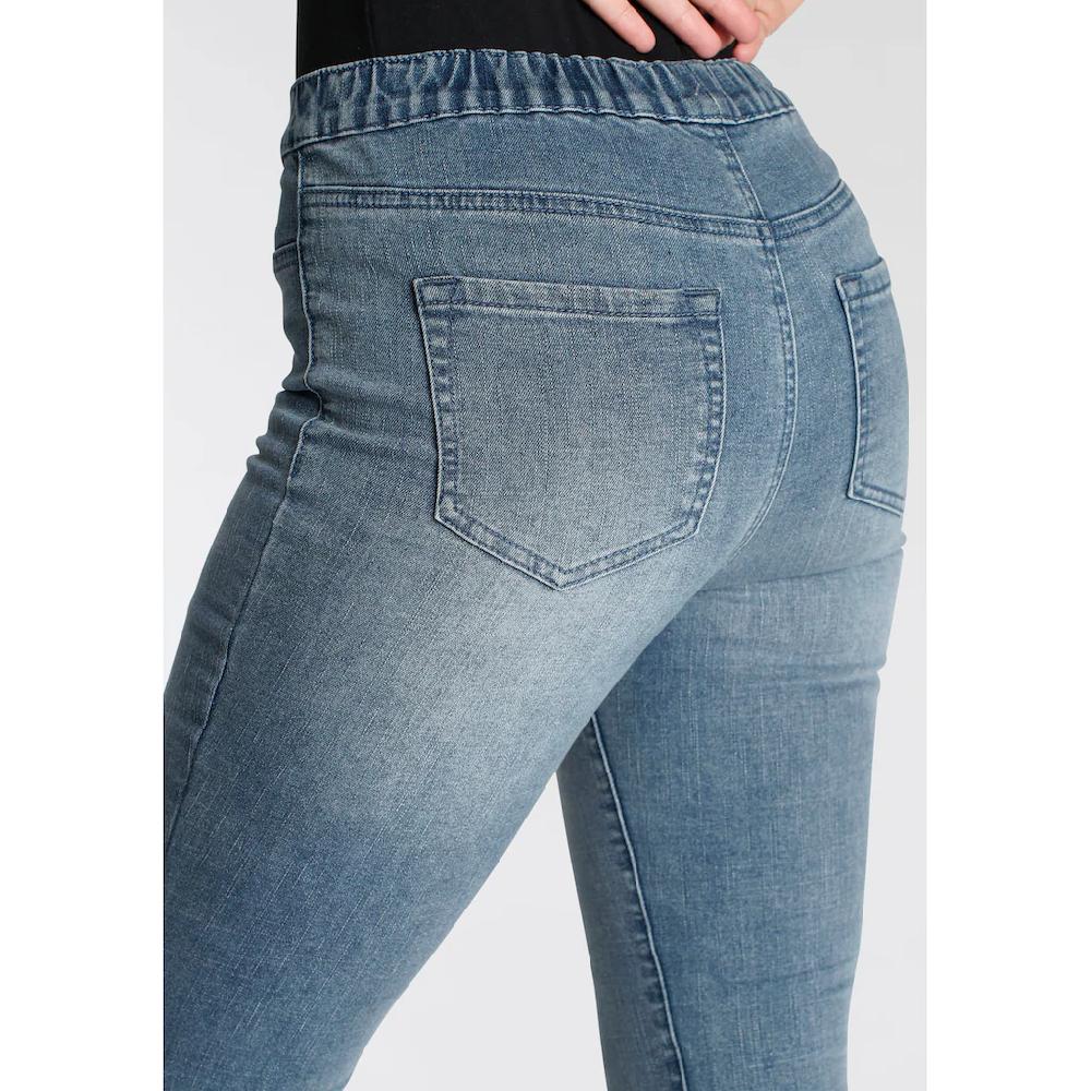 Arizona Jeansjeggings »mit Leichtem Thermo Effekt« Extra-eng Geschnitten Hohe Leibhöhe Mit Coinpocket