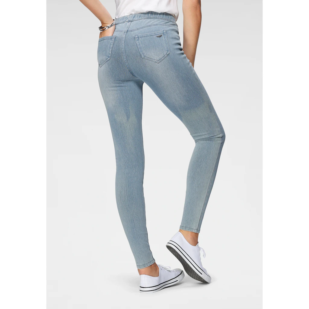 Arizona Jogg Pants »High Waist« Extra-eng Geschnitten Knöchellange Beinform Hoher Bund