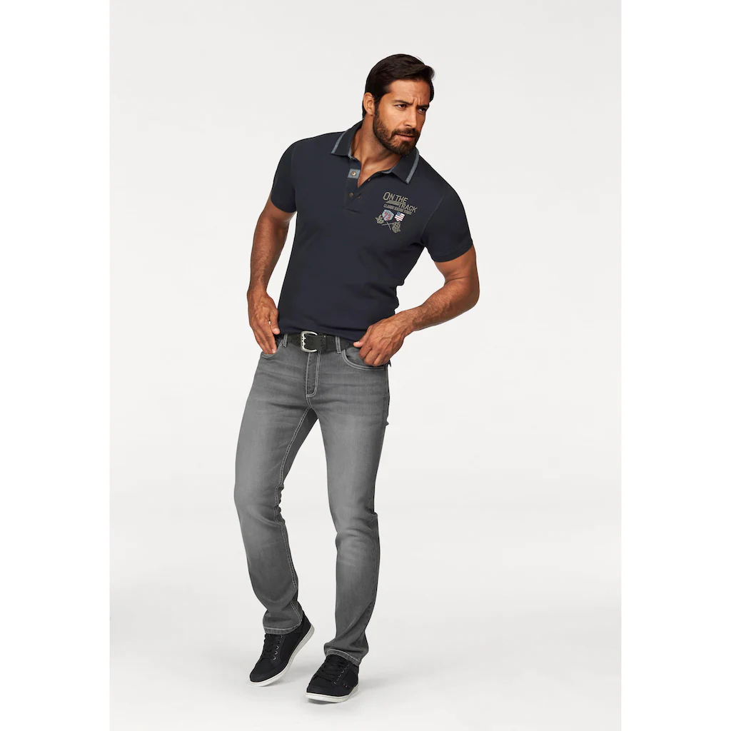 Arizona Poloshirt Mit Stickerei Auf Der Brust Online Kaufen