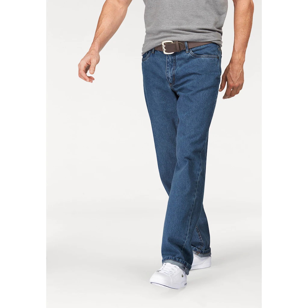 Arizona Regular-fit-Jeans »James« regular fit gerades Bein Five-Pocket-Form normale Leibhöhe ▷ für