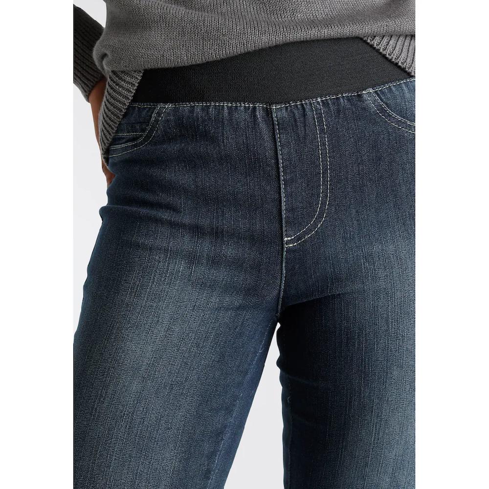 Arizona Skinny-fit-Jeans Extra-enger Schnitt Komfortable Leibhöhe Used-Look-Waschung