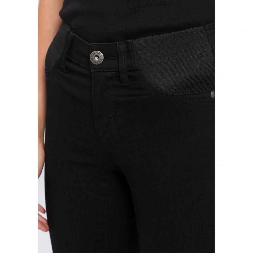 Arizona Skinny-fit-Jeans »Ultra Stretch« Skinny-fit Mit Used-Look-Crinkles Niedrige Leibhöhe