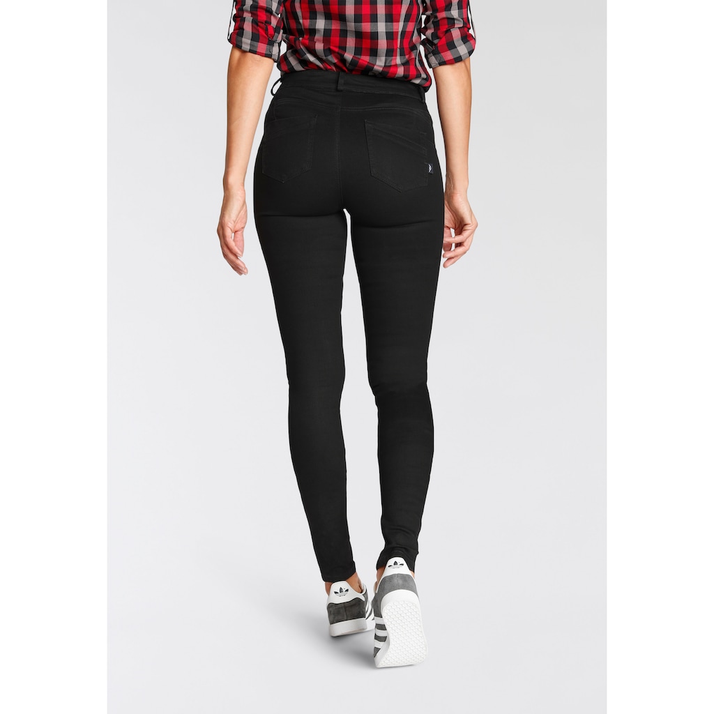 Arizona Skinny-fit-Jeans »Ultra Stretch« skinny-fit betonte Taille shaping-Effekt high Waist