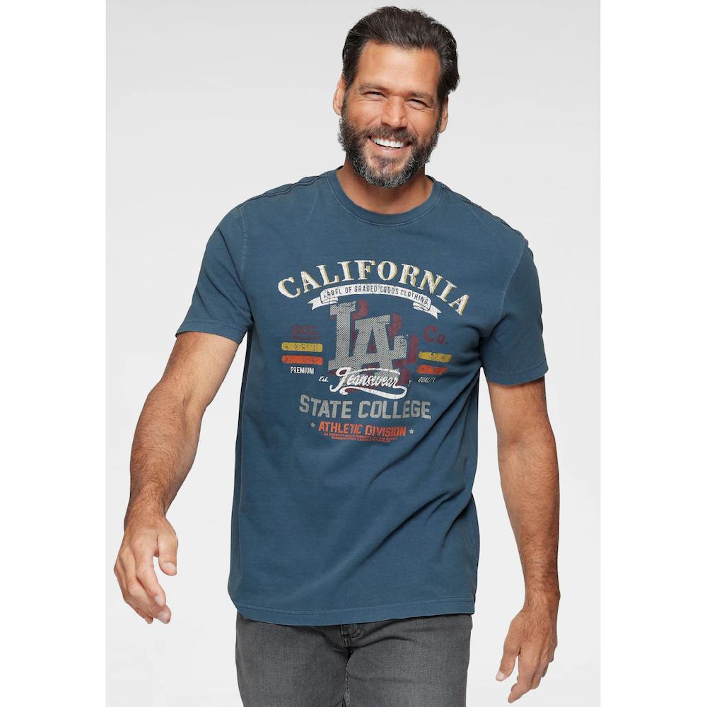 Arizona T-Shirt Kurzarm lässige Passform Used-Look Rundhalsausschnitt ▷ kaufen