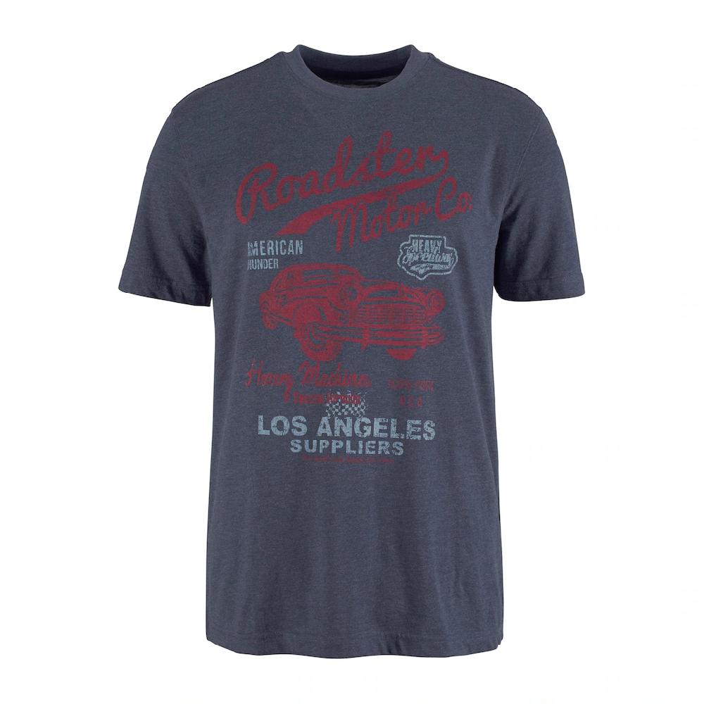Arizona T-Shirt Kurzarm Melierte Optik Rundhals Aus Baumwollmischung ▷ Bestellen