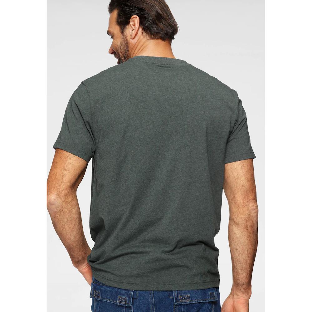 Arizona T-Shirt Kurzarm Melierte Optik Rundhalsausschnitt Aus Single Jersey ▷ Für