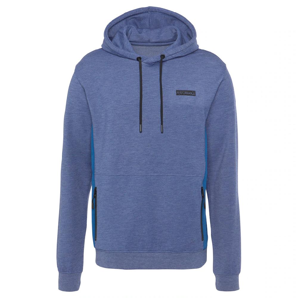 AUTHENTIC LE JOGGER Kapuzenpullover »- Sport-Hoodie« Melierte Optik Mit Reißverschlusstasche Auf Rechnung Bestellen