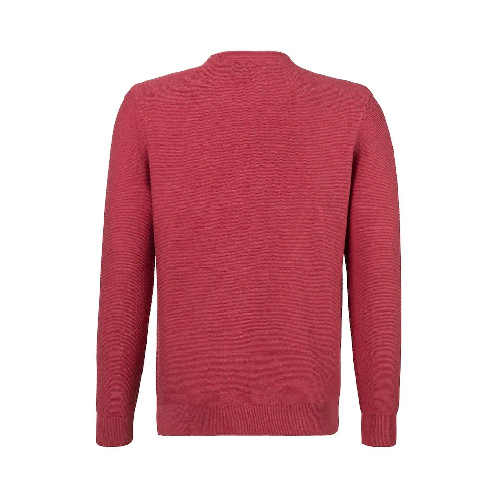 AUTHENTIC LE JOGGER Strickpullover Mit Double-Layer Optik Pullover Aus Reiner Baumwolle