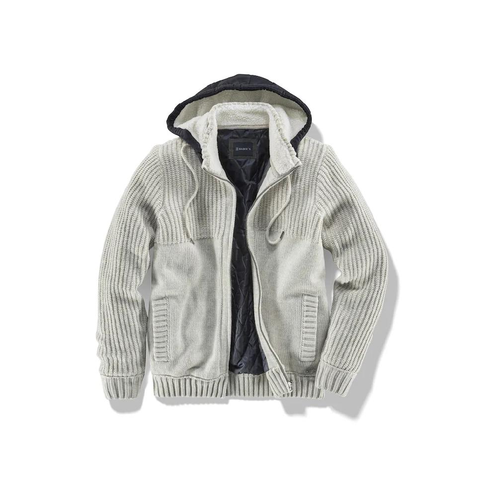 Babista Kapuzenstrickjacke »Strickjacke RIVANETTO« Im Modischen Strickmuster ▷ Kaufen