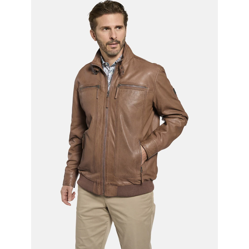 Babista Lederjacke »Lederjacke CORIETTA« (1 St.) mit sieben praktischen Taschen ▷ kaufen