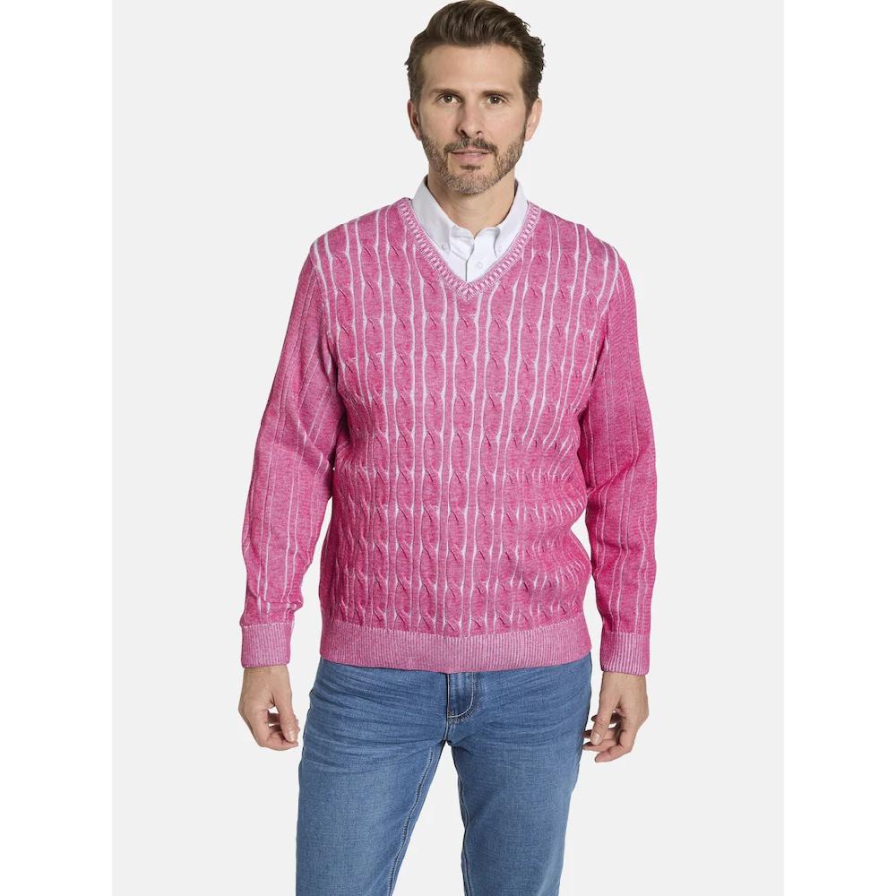 Babista V-Ausschnitt-Pullover »Pullover CARIELLO« (1 tlg.) im stilvollen Strickmuster
