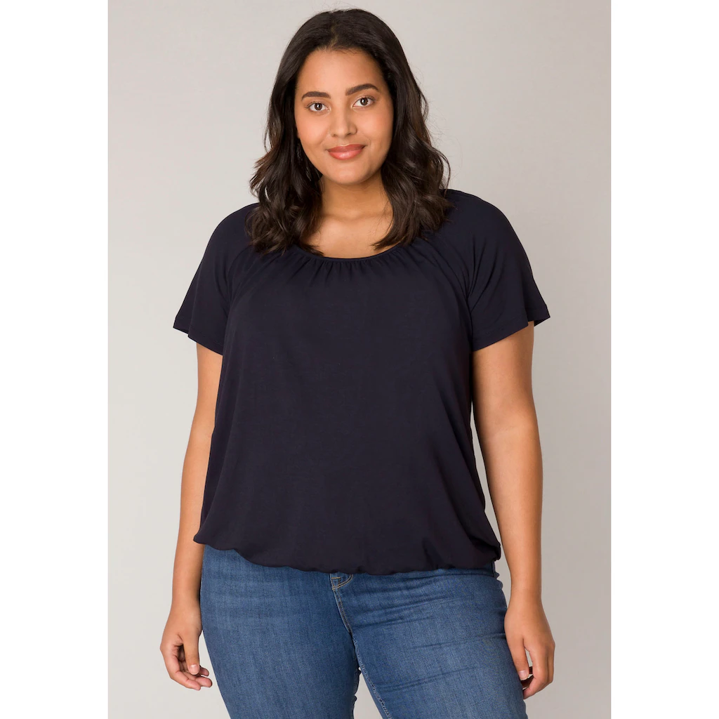 Base Level Curvy Ballonshirt »Yoni« Elastischer Saum