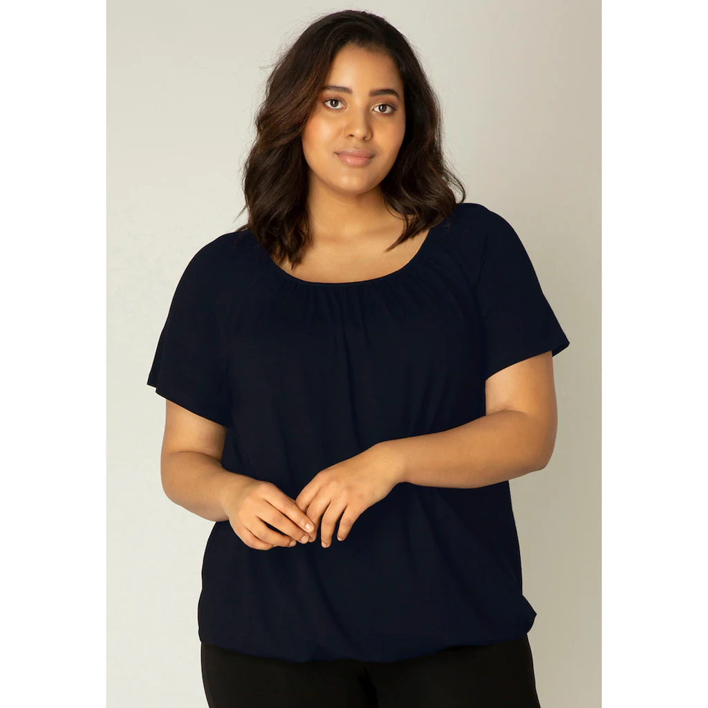 Base Level Curvy Ballonshirt »Yoni« Elastischer Saum