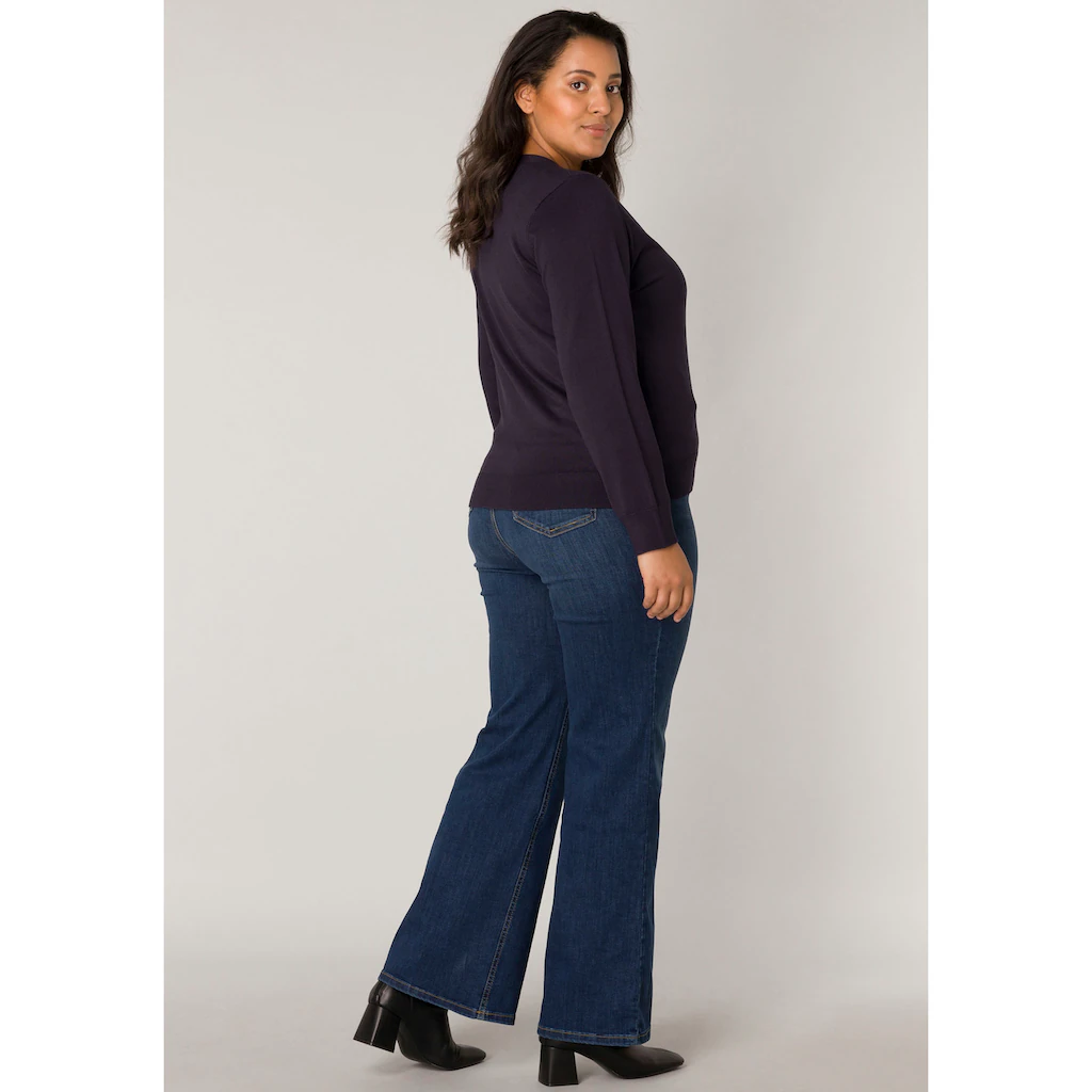 Base Level Curvy Cardigan »BAS-YVONNE«