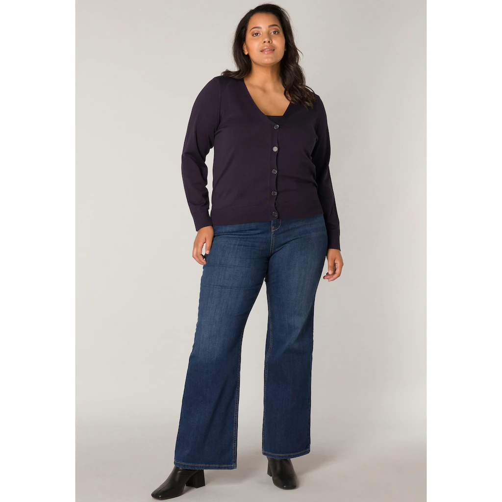 Base Level Curvy Cardigan »BAS-YVONNE«
