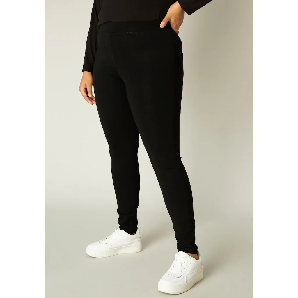 Base Level Curvy Jeggings »Arnika« mit Badge