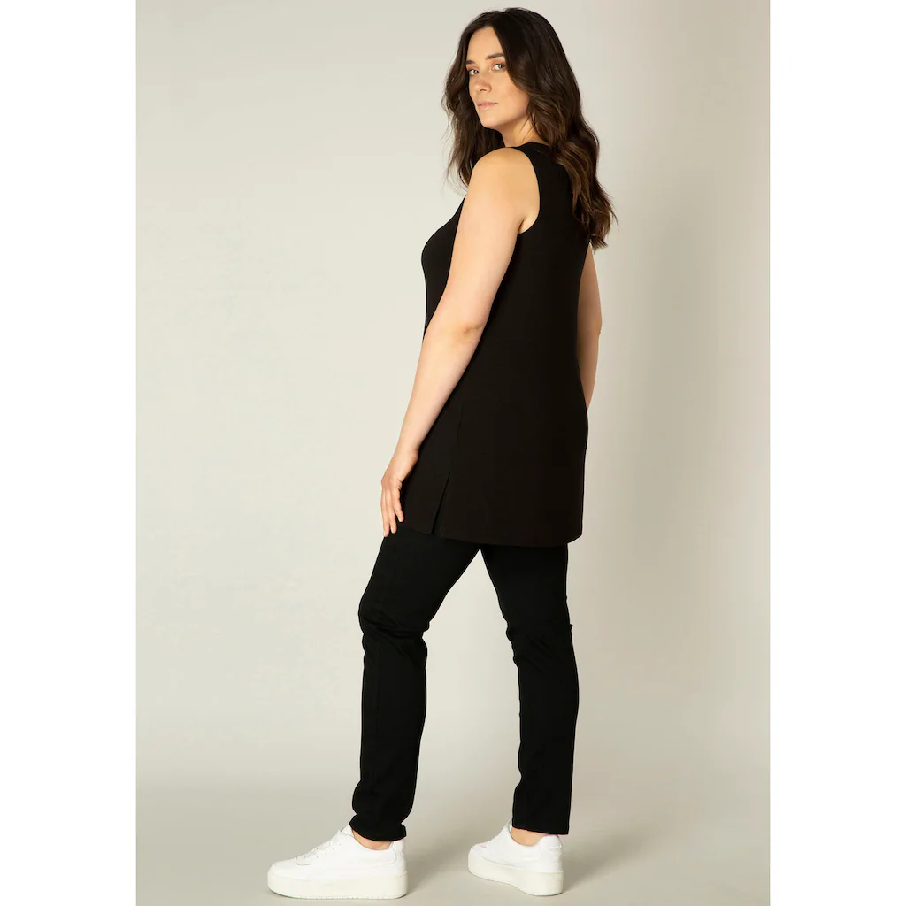 Base Level Curvy Longshirt »Abbigale« Leicht Ausgestellte A-Form