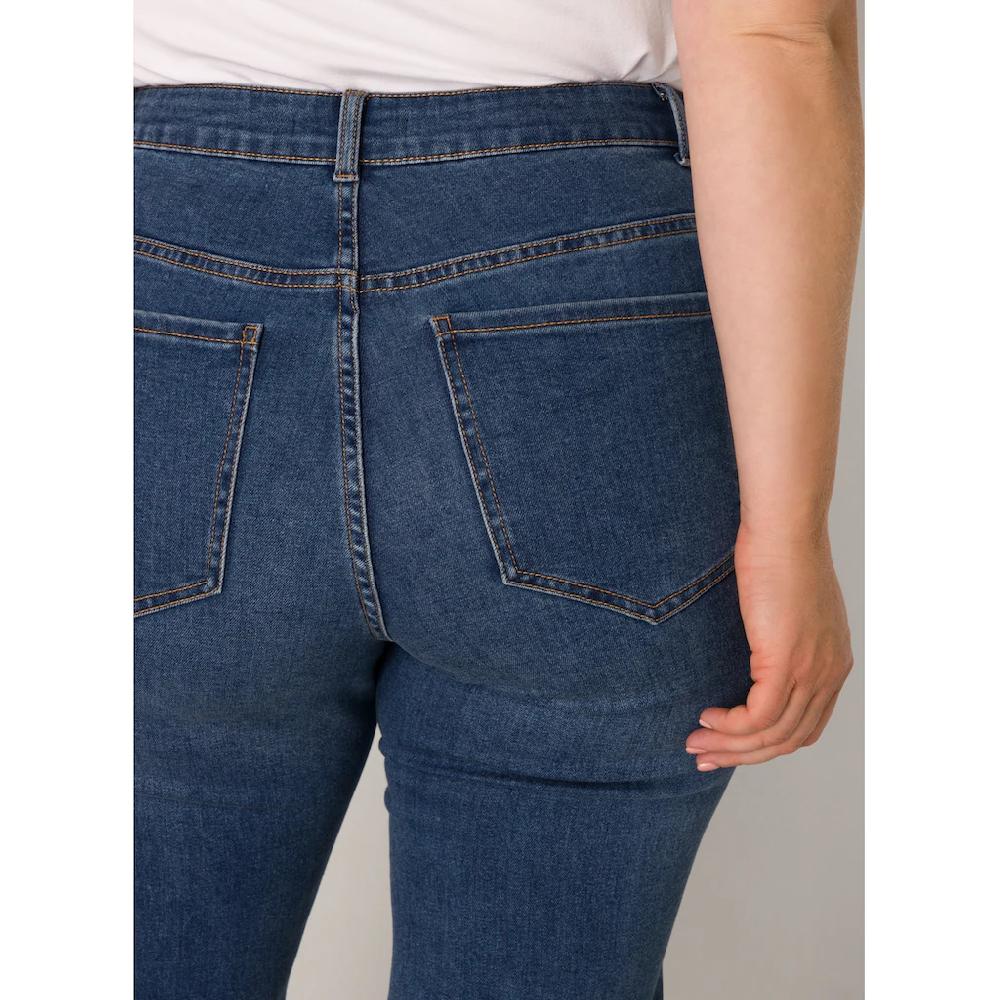 Base Level Curvy Slim-fit-Jeans In Großen Größen