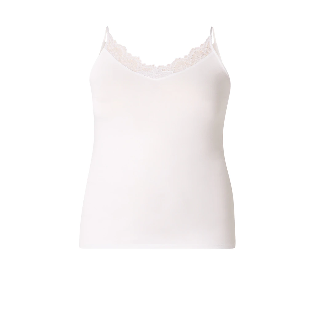 Base Level Curvy Spitzentop Mit Spaghetti-Trägern
