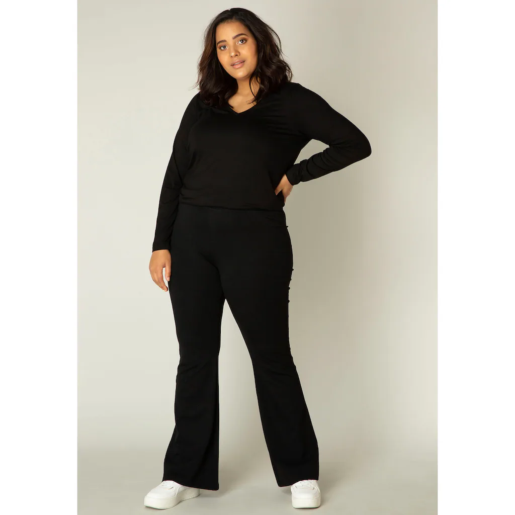 Base Level Curvy Treggings »Allie« Aktuelle Boocut-Form