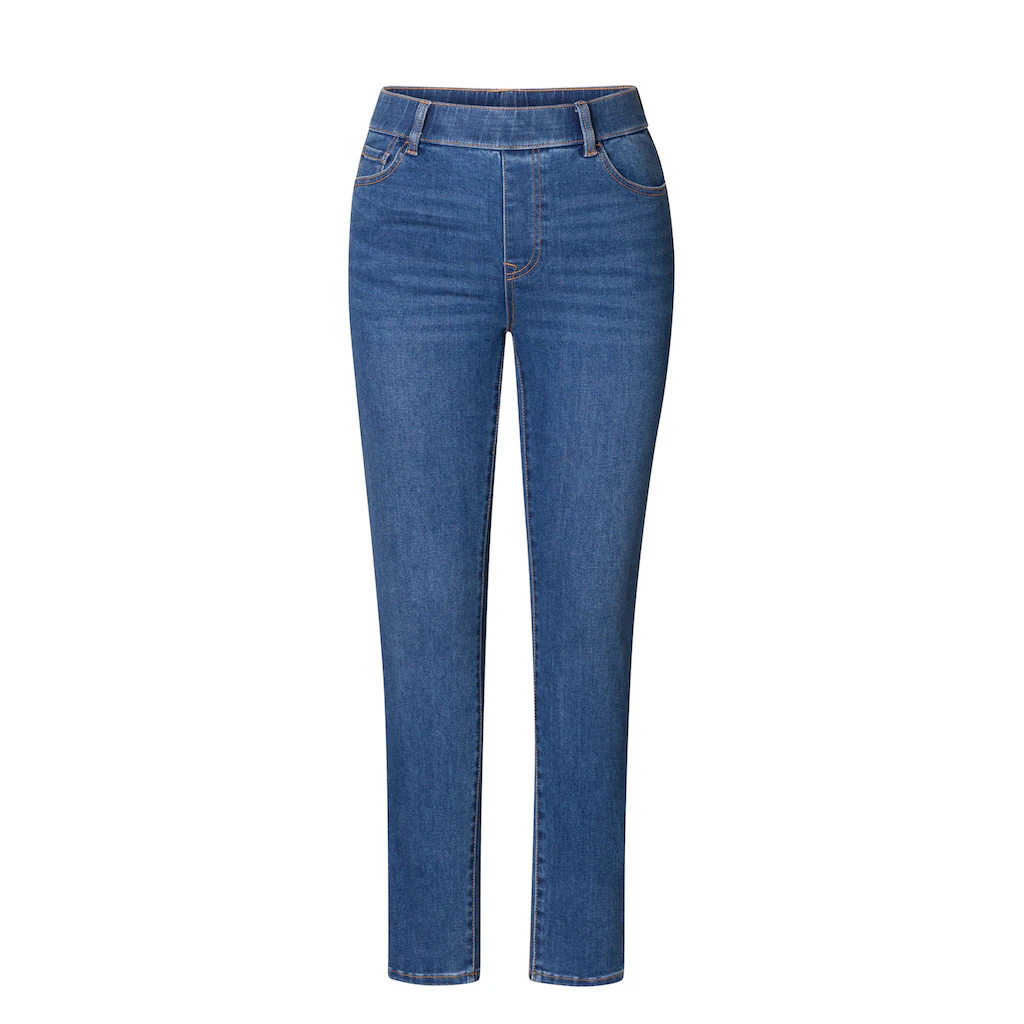 Base Level Jeggings »Anabel« In Blauer Waschung